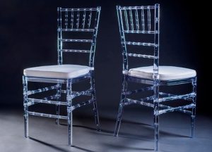 Оренда Стільця Chiavari прозорий + подушка