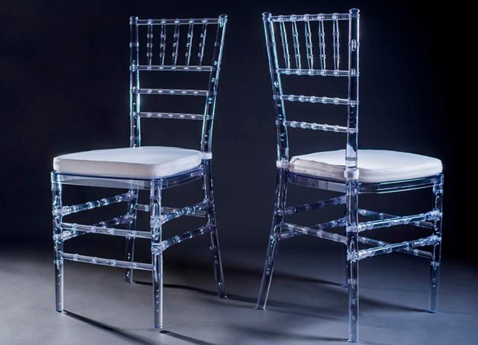 Оренда Стільця Chiavari прозорий + подушка