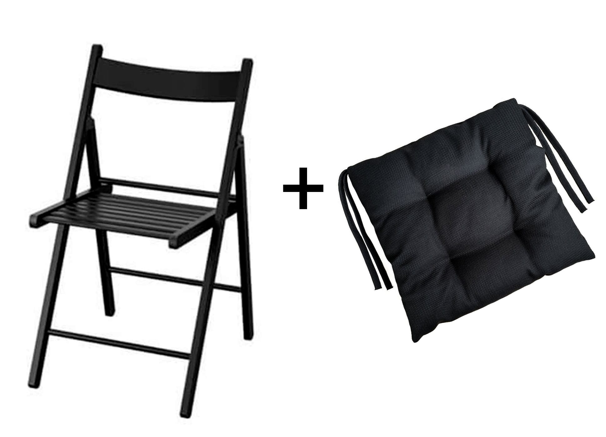 Аренда Стул Fold Black с подушкой