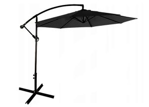 Зонт боковой Ø 2.7 м + утяжелители, цвет – черный