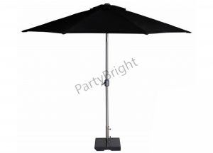 Зонт Ø 3 м + утяжелители, цвет – черный