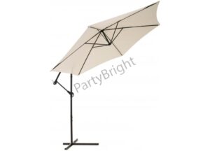 Зонт боковой Ø 2.7 м + утяжелители, цвет – белый
